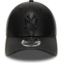 new-era-new-york-yankees-mlb-9forty-m-crown-pu-sort-snapback-kasket-med-sort-logo