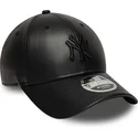 petten-gebogen-zwart-snapback-9forty-m-crown-pu-van-new-york-yankees-mlb-van-new-era