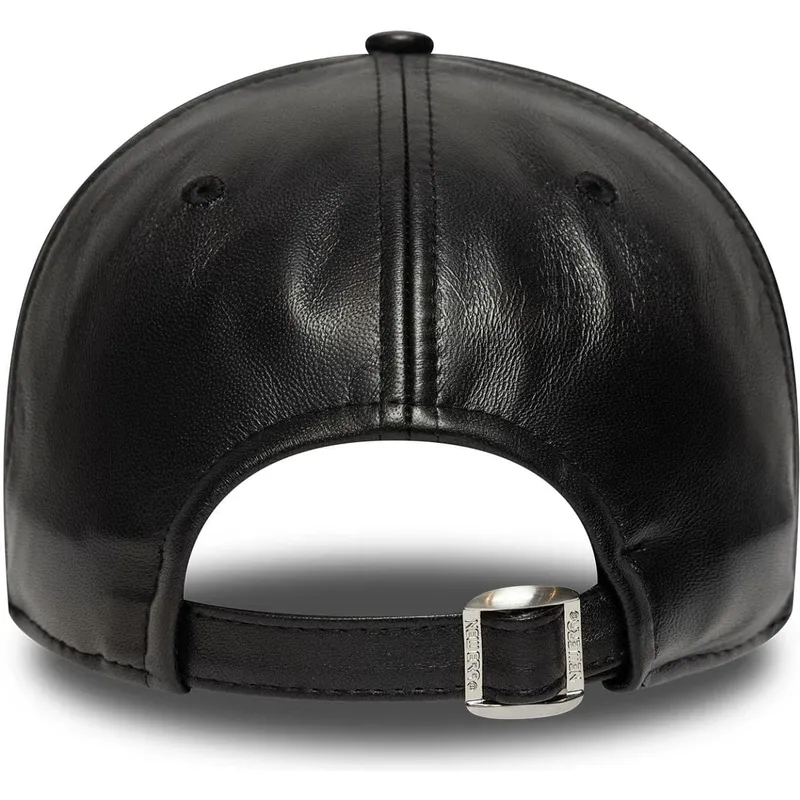cappellino-curvo-nero-regolabile-9forty-m-crown-img-leather-dei-new-york-yankees-mlb-di-new-era