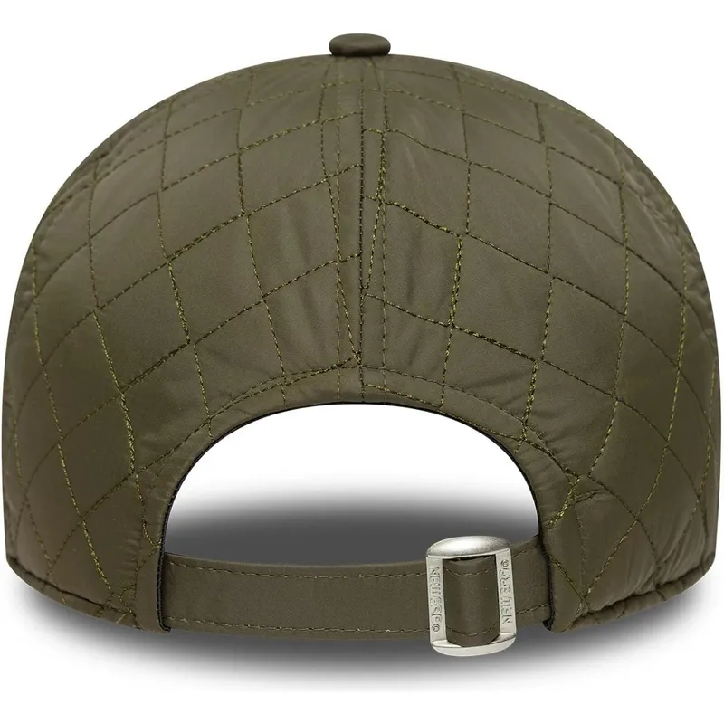 petten-gebogen-groen-verstelbare-band-9twenty-quilted-van-los-angeles-dodgers-mlb-van-new-era