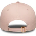 cappellino-curvo-rosa-regolabile-da-donna-9forty-metallic-logo-dei-new-york-yankees-mlb-di-new-era
