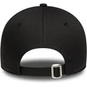 new-era-curved-brim-women-9forty-metallic-logo-new-york-yankees-mlb-black-adjustable-cap