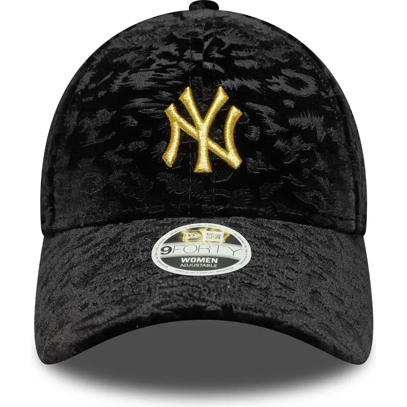 petten-gebogen-zwart-verstelbaar-9forty-leo-velour-metallic-van-new-york-yankees-mlb-van-new-era petten-gebogen-zwart-verstelbaar-9forty-leo-velour-metallic-van-new-york-yankees-mlb-van-new-era