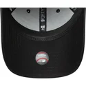 new-era-mlb-new-york-yankees-9forty-satin-bow-back-damen-verstellbare-schwarze-kappe-mit-schwarzem-logo