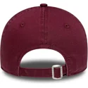 new-era-curved-brim-women-9twenty-boucle-los-angeles-dodgers-mlb-maroon-adjustable-cap-with-beige-logo