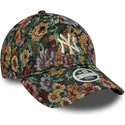 regulowana-wielokolorowa-czapka-z-zakrzywionym-daszkiem-dla-kobiet-9twenty-floral-new-york-yankees-mlb-new-era