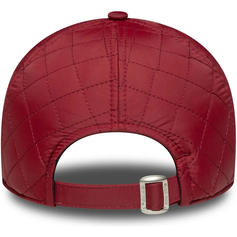 rod-justerbar-kurvad-keps-for-dam-med-rott-9twenty-padded-logotyp-fran-new-york-yankees-mlb-av-new-era