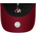 rod-justerbar-kurvad-keps-for-dam-med-rott-9twenty-padded-logotyp-fran-new-york-yankees-mlb-av-new-era