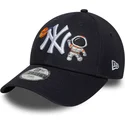cappellino-curvo-blu-navy-regolabile-per-bambino-9forty-space-icon-dei-new-york-yankees-mlb-di-new-era