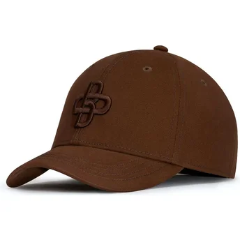 Petten gebogen bruin verstelbare band Baseball Peach OBL061 van Oblack
