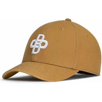 Petten gebogen bruin verstelbare band claro Baseball Peach OBL058 van Oblack