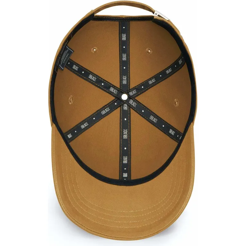 justerbar-lysebrun-buet-baseballkasket-peach-obl058-fra-oblack