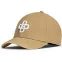 oblack-curved-brim-baseball-peach-obl048-dark-beige-adjustable-cap