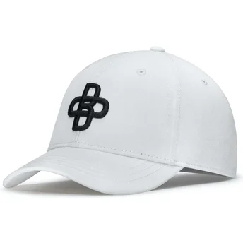 Petten gebogen wit verstelbaar Baseball Peach OBL042 van Oblack
