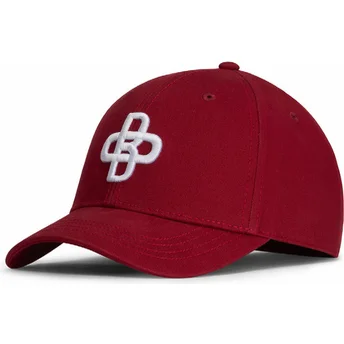 Petten gebogen rood verstelbare band Baseball Peach OLB044 van Oblack