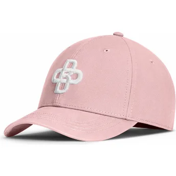 Ροζ ρυθμιζόμενο καπέλο με κυρτό γείσο Baseball Peach OBL056 της Oblack