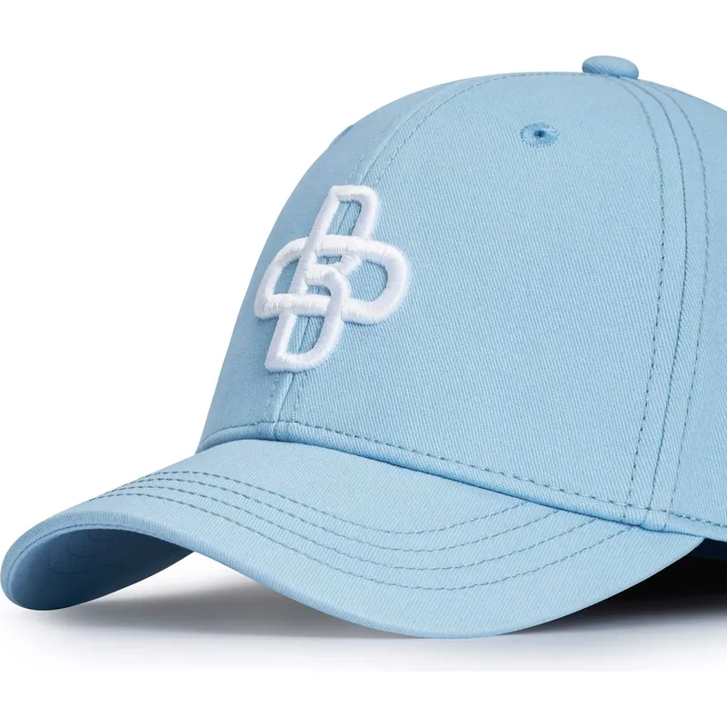 petten-gebogen-blauw-verstelbare-band-baseball-peach-obl104-van-oblack