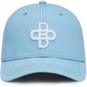 oblack-curved-brim-baseball-peach-obl104-light-blue-adjustable-cap