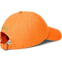polo-ralph-lauren-cotton-chino-classic-sport-justerbar-orange-kasket-med-gron-logo