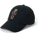 petten-gebogen-zwart-verstelbaar-classic-sport-holiday-bear-van-polo-ralph-lauren