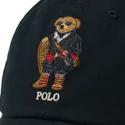 petten-gebogen-zwart-verstelbaar-classic-sport-holiday-bear-van-polo-ralph-lauren