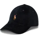 petten-gebogen-zwart-verstelbaar-classic-sport-corduroy-van-polo-ralph-lauren