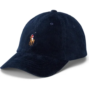 Gorra curva azul marino ajustable Classic Sport Corduroy de Polo Ralph Lauren