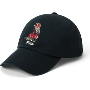 Ρυθμιζόμενο μαύρο καπέλο με καμπύλη Classic Sport Dog από Polo Ralph Lauren