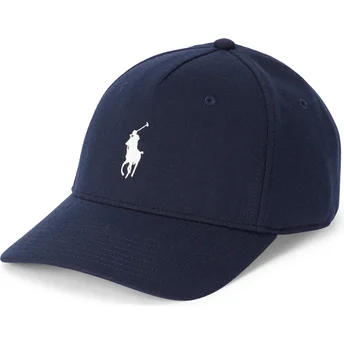 Granatowa czapka z daszkiem snapback Modern Double Knit Jacquard Polo Ralph Lauren