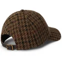casquette-courbee-marron-ajustable-checked-wool-tweed-polo-ralph-lauren