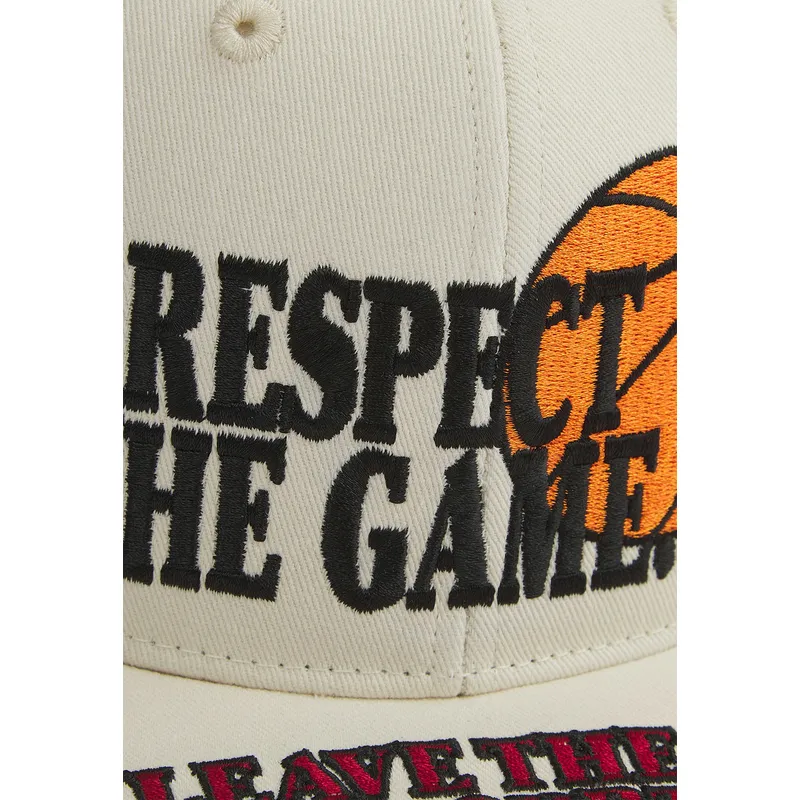 petten-plat-beige-snapback-respect-the-game-slogan-van-and1