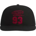 flad-sort-snapback-kasket-core-logo-93-fra-and1