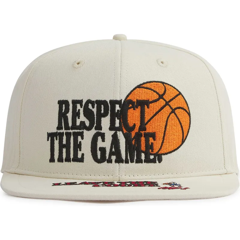 petten-plat-beige-snapback-respect-the-game-slogan-van-and1
