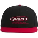 petten-plat-zwart-snapback-van-and1