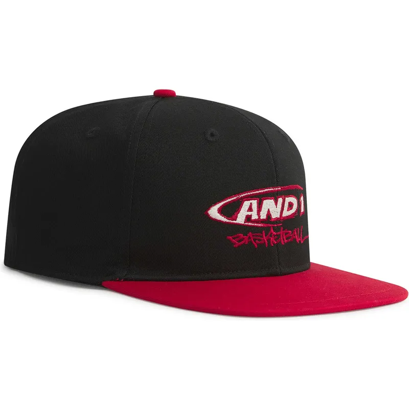 petten-plat-zwart-snapback-graffiti-van-and1