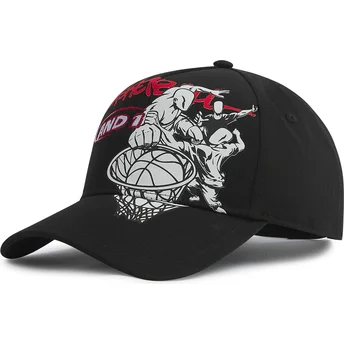 Petten gebogen zwart snapback Dunk Graffiti van AND1