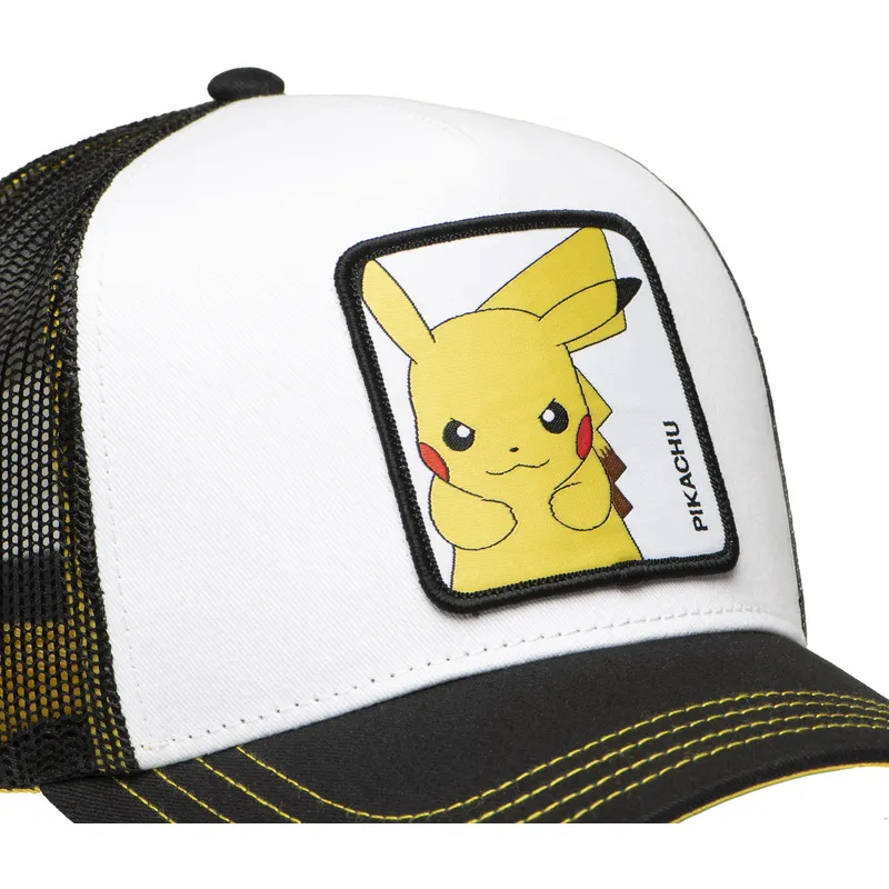 petten-gebogen-zwart-snapback-pkm6-ele-pikachu-pokemon-van-capslab