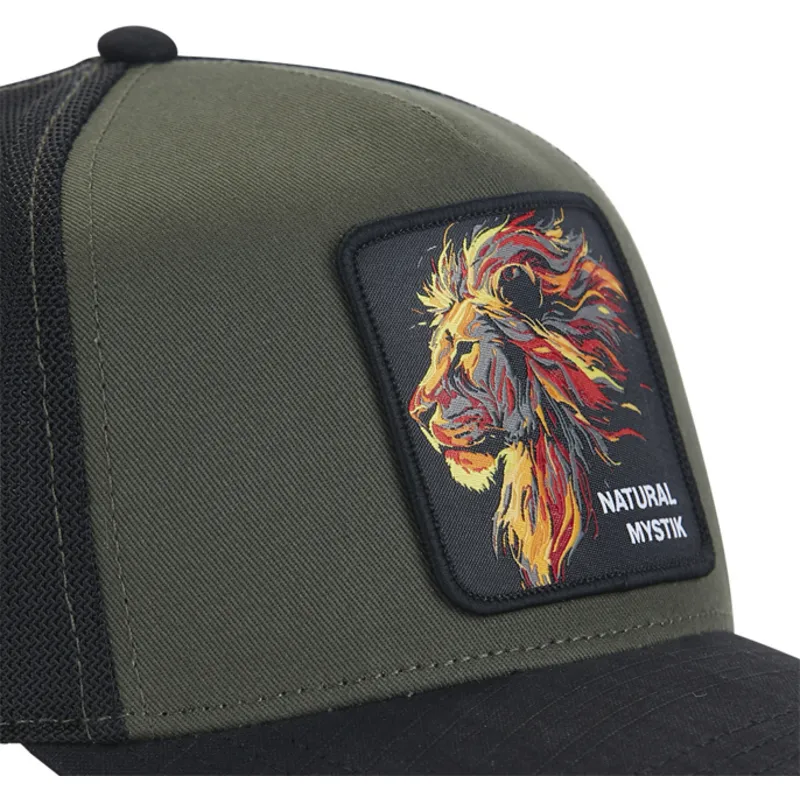 petten-gebogen-zwart-snapback-leeuw-beasts-van-capslab
