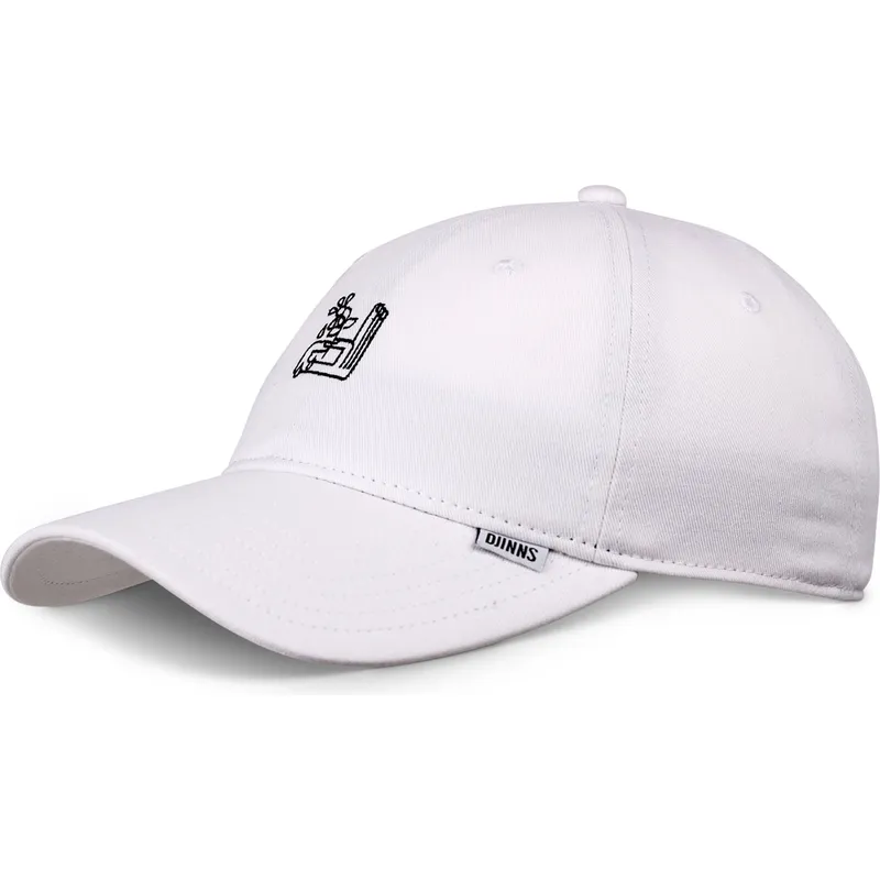 casquette-courbee-blanche-ajustable-lovemenot-djinns
