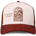 gorra-trucker-marron-do-nothing-club-hft-dnc-bathing-girl-de-djinns
