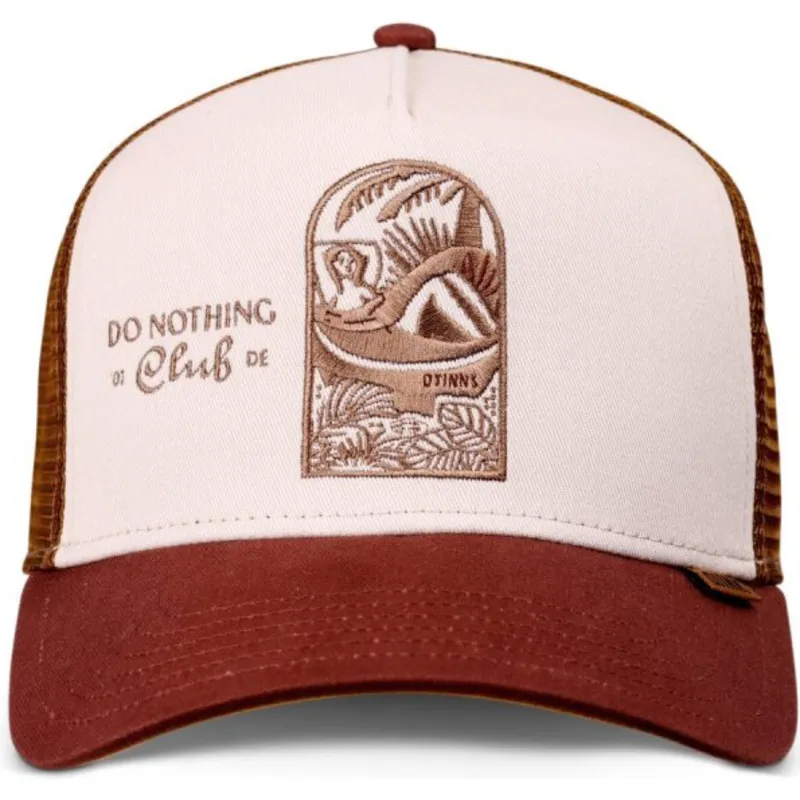 trucker-cap-braun-do-nothing-club-hft-dnc-bathing-girl-von-djinns