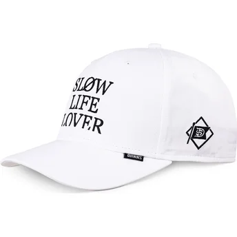 Cappello curvo bianco regolabile TrueFit Slow Life Lover di Djinns