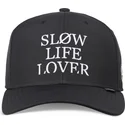 petten-gebogen-zwart-verstelbaar-truefit-slow-life-lover-van-djinns