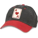 cappello-curvo-blu-navy-e-rosso-regolabile-anaheim-aces-archive-di-american-needle