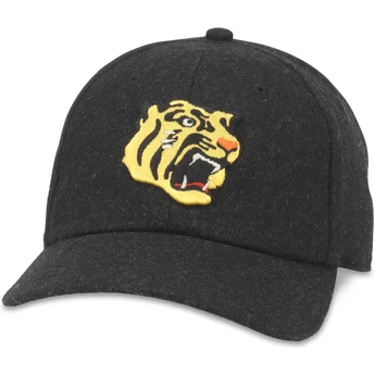 Petten gebogen zwart verstelbare band Hanshin Tigers Archive Legend van Hanshin Tigers MLB van American Needle
