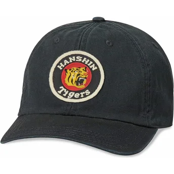 Petten gebogen zwart verstelbare band Hanshin Tigers Hepcat van Hanshin Tigers MLB van American Needle