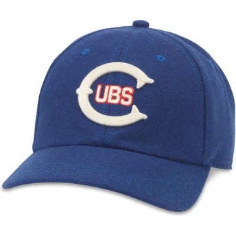 Petten gebogen blauw verstelbare band Cleveland Cubs Archive Legend van Cleveland Cubs MLB van American Needle