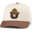 braune-gebogene-snapback-kappe-smokey-bear-roscoe-von-american-needle