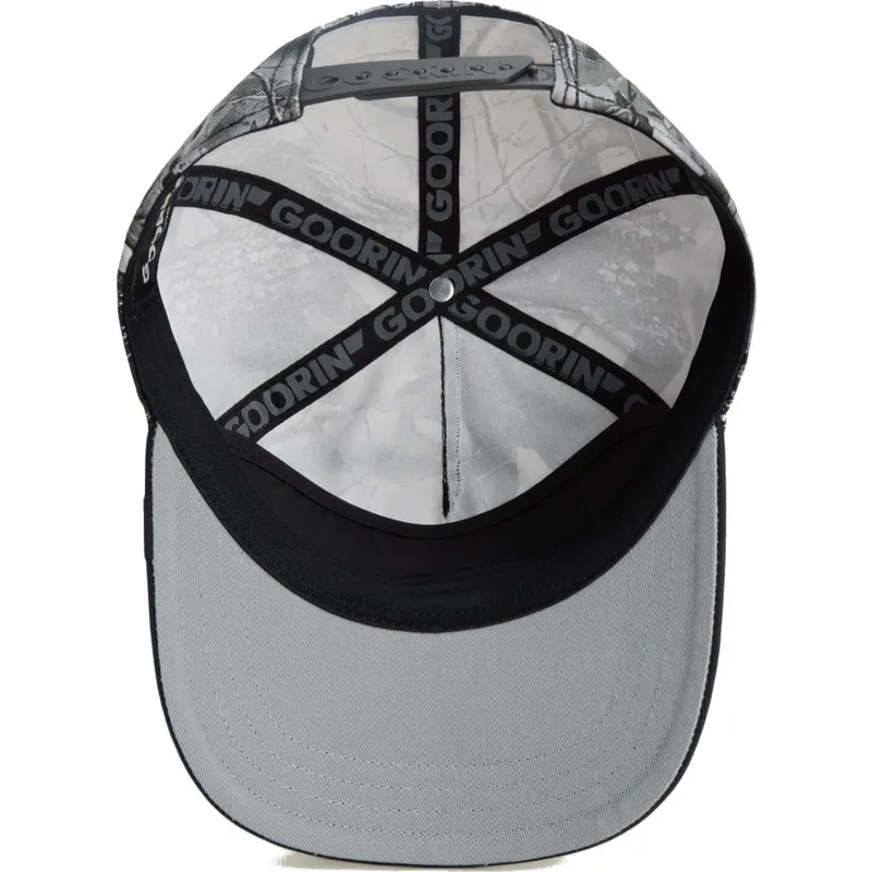 petten-gebogen-zwart-snapback-misfit-camo-desaturated-camo-the-farm-van-goorin-bros petten-gebogen-zwart-snapback-misfit-camo-desaturated-camo-the-farm-van-goorin-bros