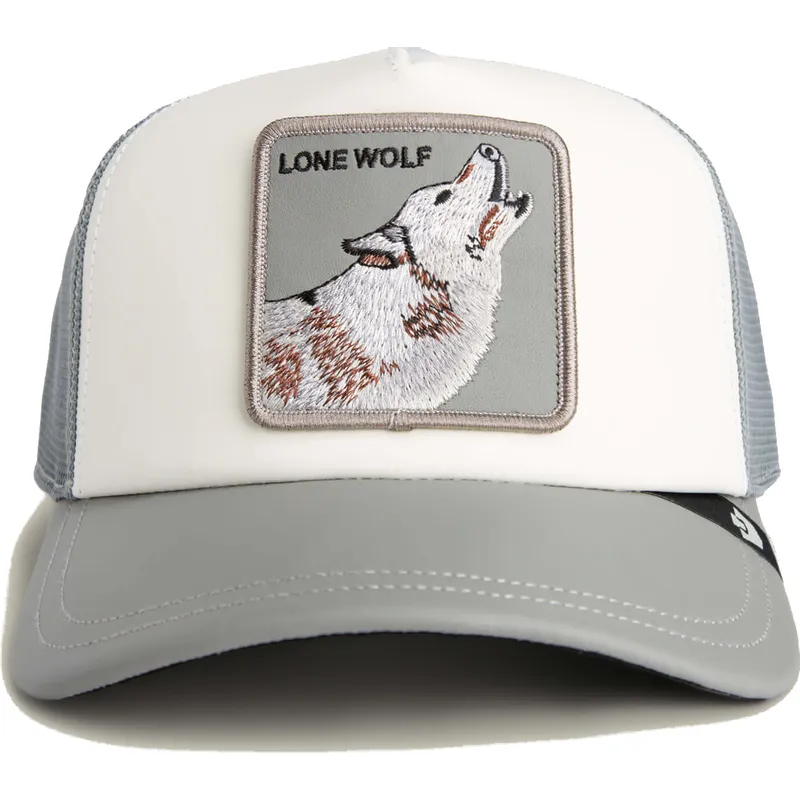 casquette-trucker-blanche-et-grise-loup-lfg-lone-wolf-pre-game-seasonal-the-farm-goorin-bros